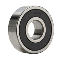 Single Row Radial Ball Bearing - Double Sealed (Non-Contact Rubber Seal)
