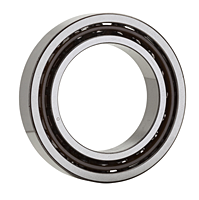 Single Hybrid Angular Contact Ball Bearing, High Precision