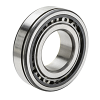 Cylindrical Roller Bearing - Non-Separable, Inner Ring w/ Two Ribs, Outer Ring w/ One Rib, Retaining Ring, Snap Ring Groove