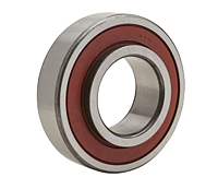 Single Row Radial Ball Bearing - Double Sealed (Contact Rubber Seal), 88000 Series