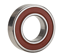 Single Row Radial Ball Bearing - Double Sealed (Contact Rubber Seal)