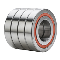 Quadruple-Row Angular Contact Thrust Ball Bearing for Ball Screws - DFTT Arrangement, Double Sealed, Three Rows Bear Axial Load