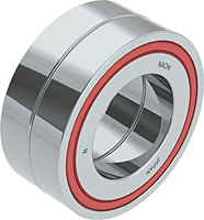 Duplex Pair Ball Screw Support Bearings with Contact Seals in Back-to-Back Arrangement (DB-2LR)