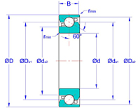 Ball Screw Support Bearings - Open