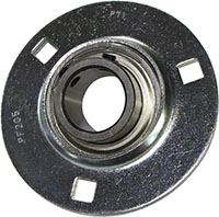 3-Bolt Pressed Steel Flange BF 200 Silver Series (BF201-12SMM)