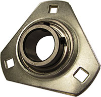 3-Bolt Pressed Steel Flange DBF 200 Silver Series (DBF201-12SMM)