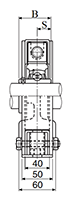 Stretcher Unit, Set Screw, UCL Type - Dimensions (2)