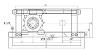 Stretcher Unit, Set Screw, UCM Type - Dimensions (1)