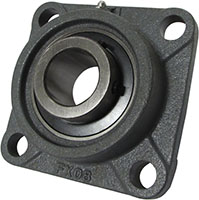 4-Bolt Flange UCFX Silver Series (UCFX05-25MM)