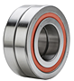 Duplex Angular Contact Thrust Ball Bearing for Ball Screws - Back to Back Arrangement, Double Sealed, One Row Bears Axial Load