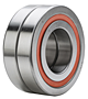 Duplex Angular Contact Thrust Ball Bearing for Ball Screws - Tandem Arrangement, Double Sealed, One Row Bears Axial Load