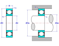 Deep Groove Ball Bearings - Two Contact Seals