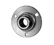 3-Bolt Pressed Steel Flange BF 200 Silver Series (BF201-12MM)