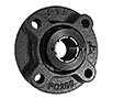 Piloted 4-Bolt Flange CLFC 200 Silver Series (CLFC204-20MM)