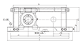 Stretcher Unit, Set Screw, UCM Type - Dimensions (1)